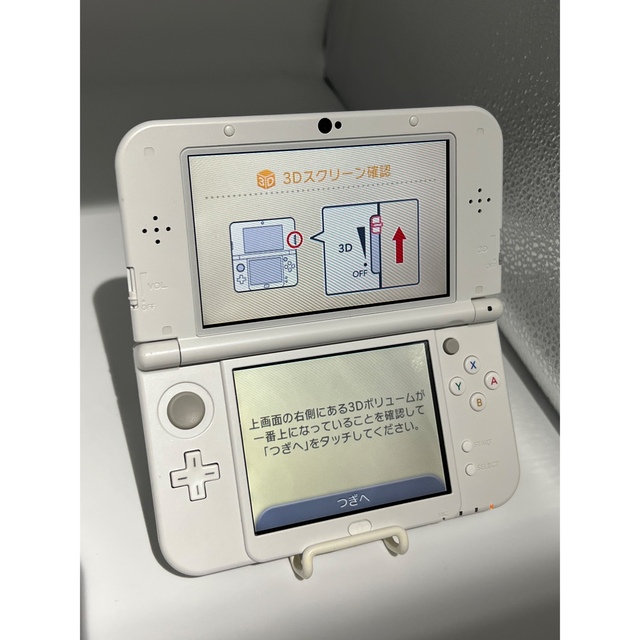 【ほぼ完品】 Newニンテンドー3DS LL パールホワイト 本体 動作品