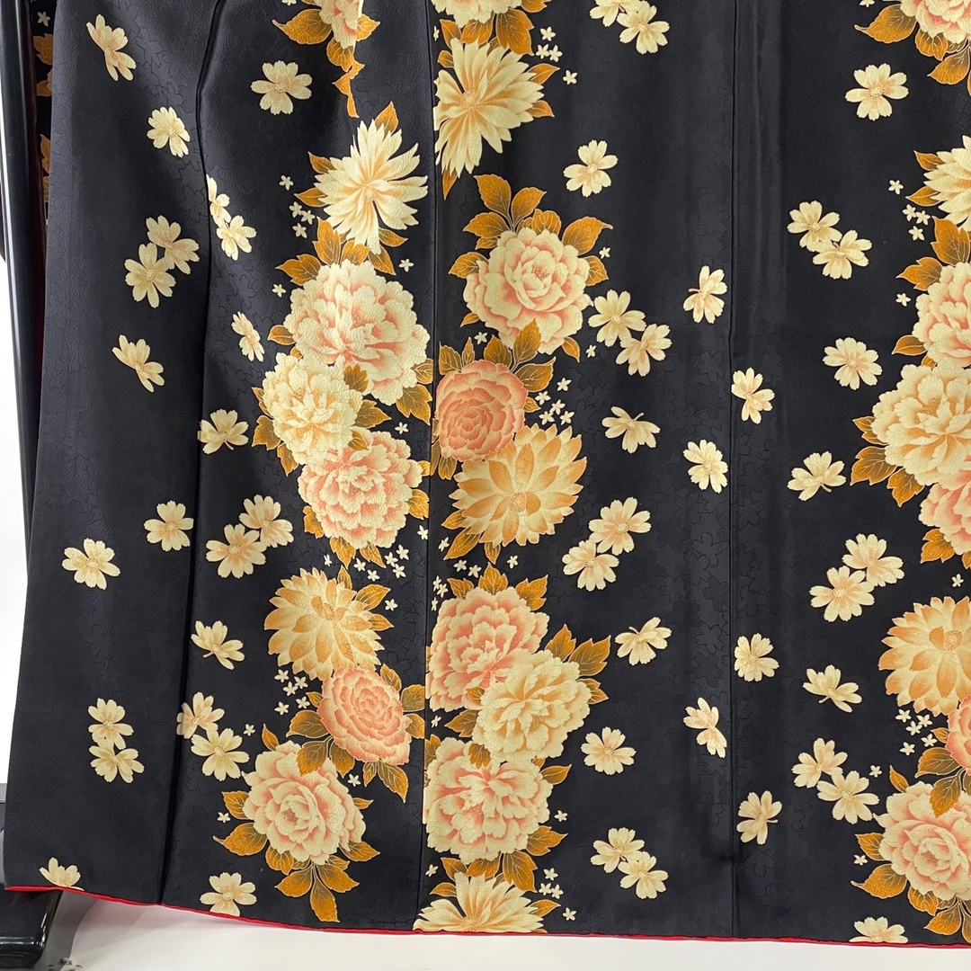 美品 逸品 身丈166.5cm 裄丈69cm 正絹 【中古】 - 1