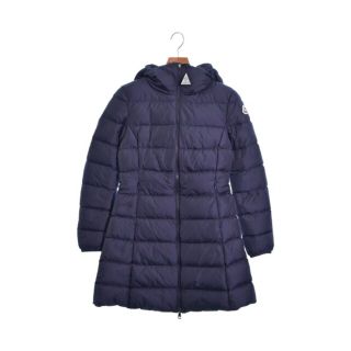 モンクレール(MONCLER)のMONCLER モンクレール ダウンコート 00(XS位) 紺 【古着】【中古】(ダウンコート)