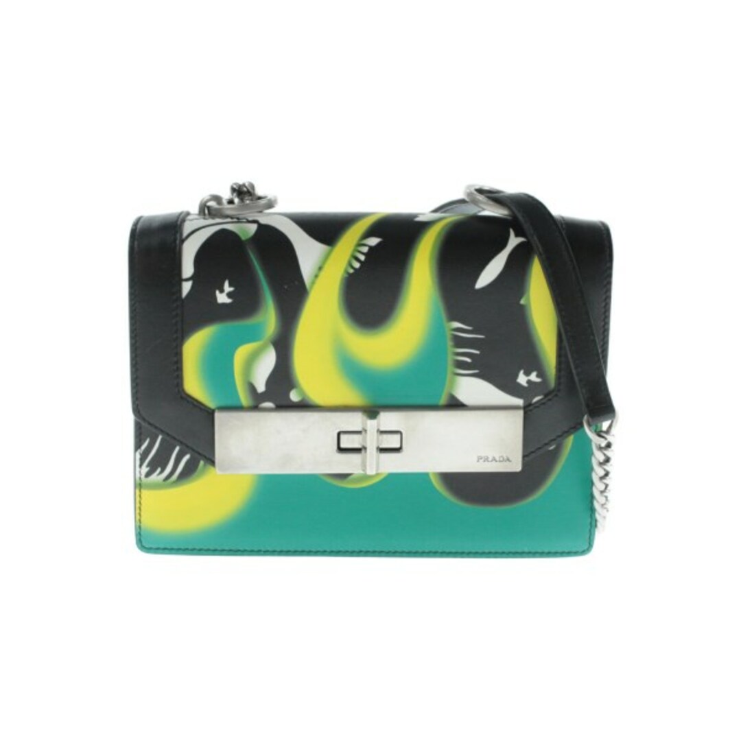 最終値下げ PRADA 【古着】【中古】 黒等(総柄) - ショルダーバッグ