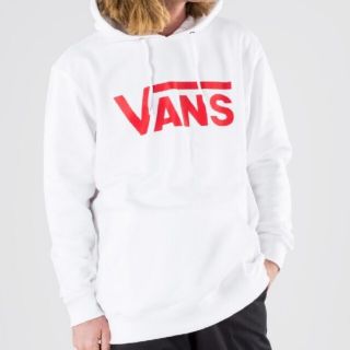 VANSバンズUS限定SuperDesignロゴHOODIEパーカーＬ１点物