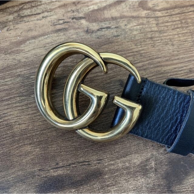 GUCCI】シャイニーバックル レザーベルト 良質 9690円 www.energiamm.sk