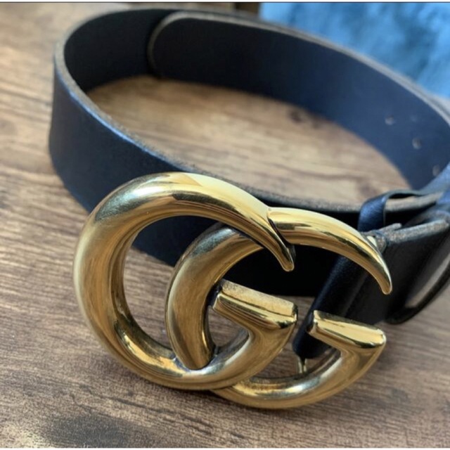 GUCCI】シャイニーバックル レザーベルト 良質 9690円 www.energiamm.sk