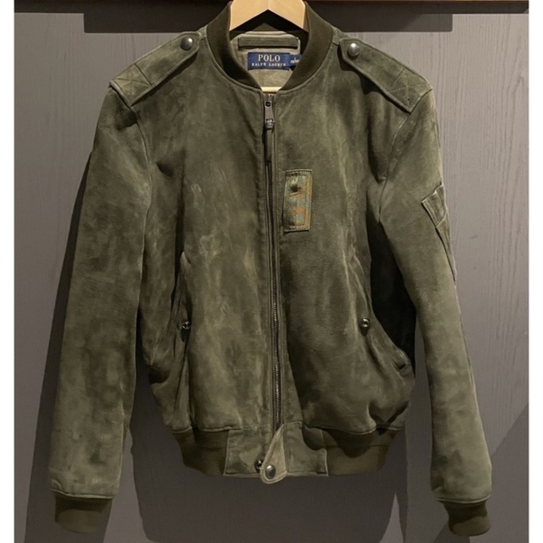 【一部予約販売中】 POLO スエードジャケット MA1 Lauren Ralph POLO - LAUREN RALPH ブルゾン 【一部予約販売中】 POLO スエードジャケット MA1 Lauren Ralph POLO - LAUREN RALPH ブルゾン