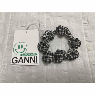 Ron Herman - 【新品未使用】Ganni シュシュ ギンガムチェックの