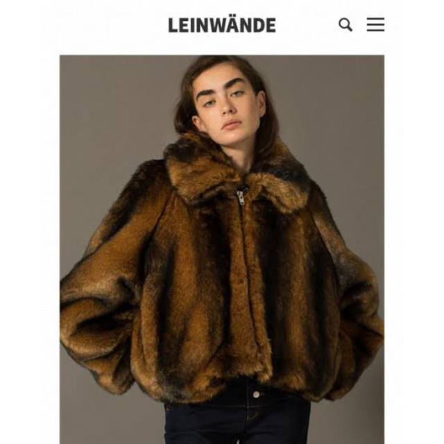 LEINWANDE Mama's faux-fur jacket  ファーコート毛皮/ファーコート