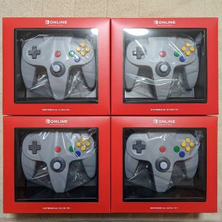 ニンテンドウ(任天堂)の【新品・未開封】ニンテンドー64 switchコントローラー ×４個セット ④(その他)