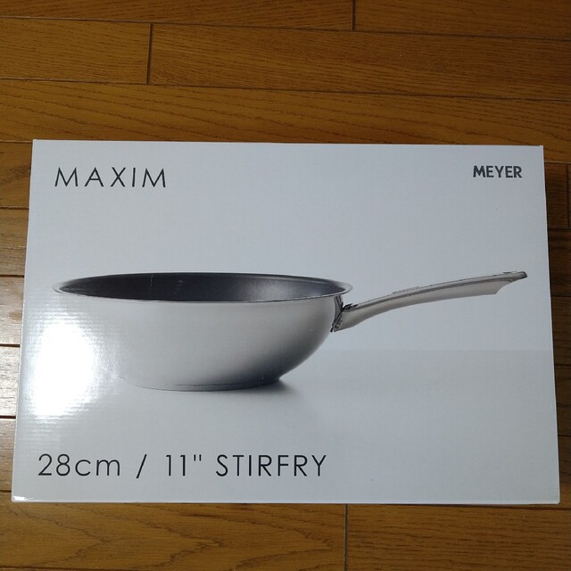 新品　マイヤー マキシム 深型フライパン 28cm ステンレス　高性能鍋/フライパン