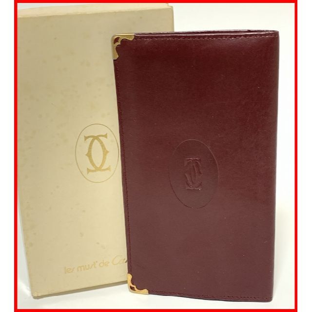 Cartier カルティエ マストライン 二つ折り 長財布 札入れ 2.12