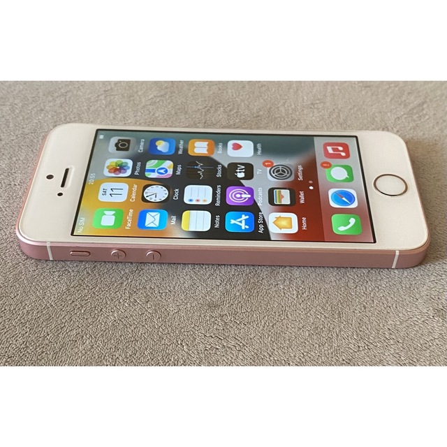 iPhone SE Rose Gold 64 GB SIMフリー 6