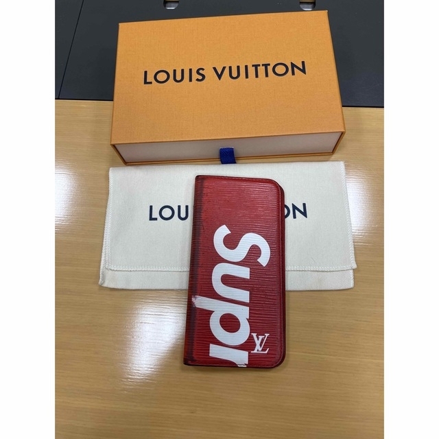 スマホ/家電/カメラsupreme×Louis Vuitton iPhone+ケース