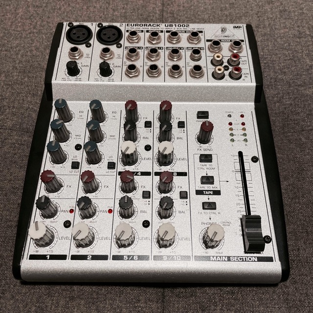 EURORACK UB1002 楽器のレコーディング/PA機器(ミキサー)の商品写真