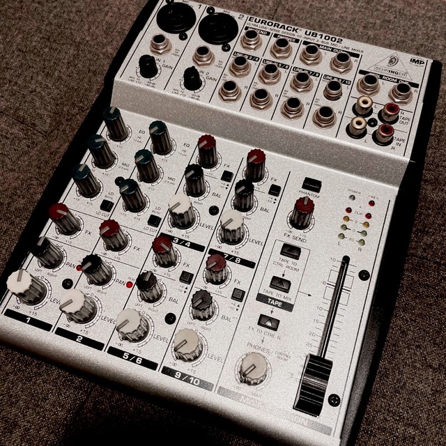 EURORACK UB1002 楽器のレコーディング/PA機器(ミキサー)の商品写真