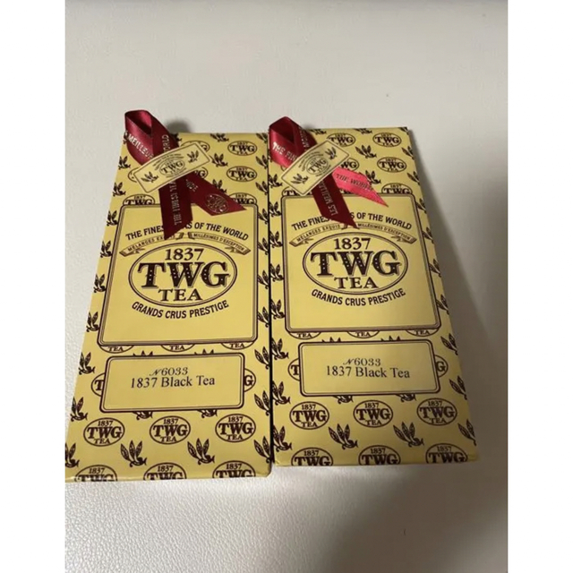 るんるん様専用　TWG ブラックティー　50g  2袋 食品/飲料/酒の飲料(茶)の商品写真