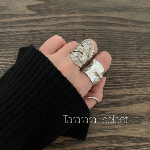 mmi 様♡  ●silver925 ワイド rock ring● レディースのアクセサリー(リング(指輪))の商品写真