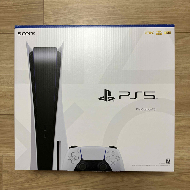 PlayStation(プレイステーション)のPS5 本体 プレイステーション5  CFI-1200A01 エンタメ/ホビーのゲームソフト/ゲーム機本体(家庭用ゲーム機本体)の商品写真