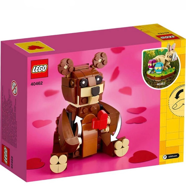 LEGO バレンタイン　クマ エンタメ/ホビーのおもちゃ/ぬいぐるみ(その他)の商品写真