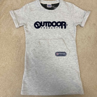 アウトドアプロダクツ(OUTDOOR PRODUCTS)のアウトドア　チュニック　グレー130(Tシャツ/カットソー)
