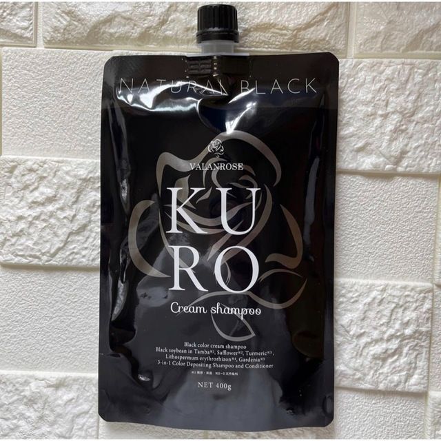 超歓迎国産 バランローズ KURO クリームシャンプー ナチュラルブラック