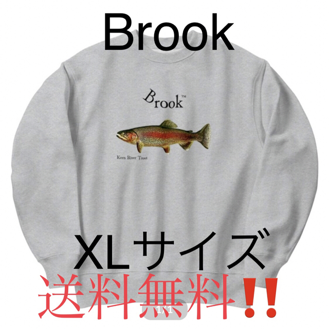 Brook スウェット Logo\u0026Fish Design
