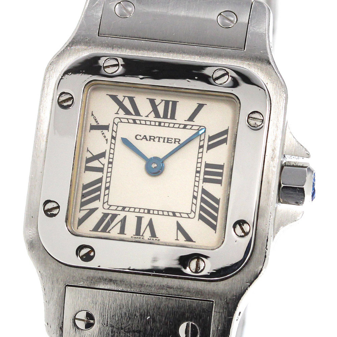 【CARTIER】カルティエ サントスガルベSM W20056D6 クォーツ レディース_734734