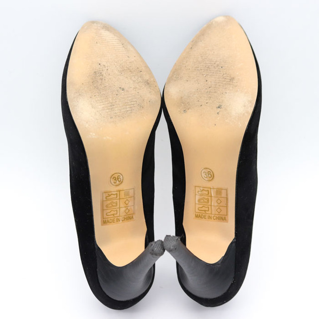 nano・universe(ナノユニバース)のナノユニバース プレーンパンプス フォーマルパンプス セントレアマラント ハイヒール 靴 レディース 36サイズ ブラック nano universe レディースの靴/シューズ(ハイヒール/パンプス)の商品写真