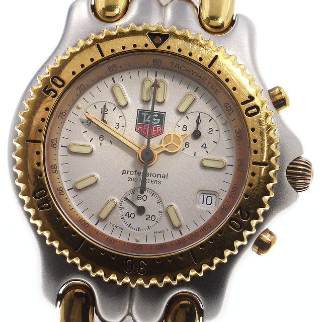 新作グッ TAG Heuer - 【TAG HEUER】タグホイヤー セル クロノグラフ