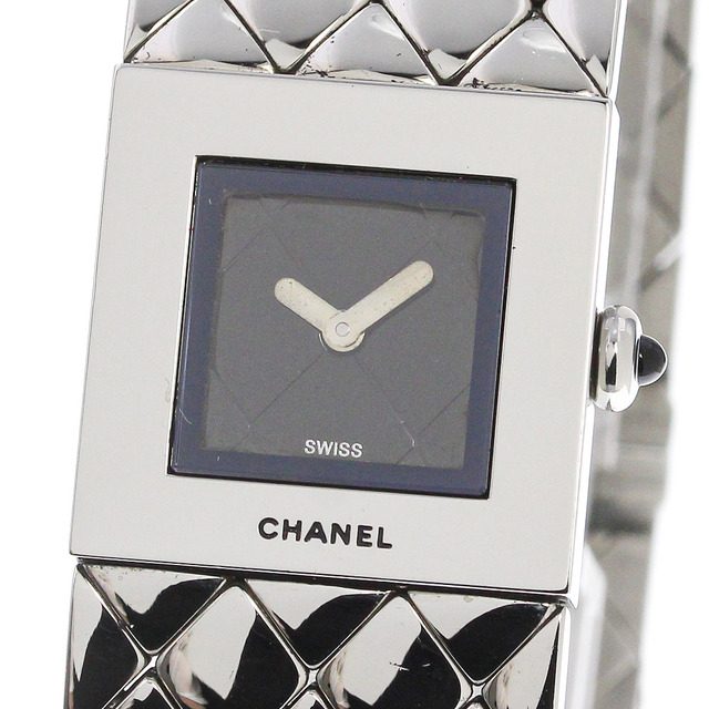 オープニング 大放出セール CHANEL - 【CHANEL】シャネル マトラッセ H0009 クォーツ レディース_733378 腕時計