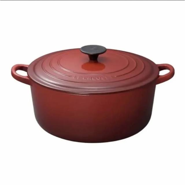 LE CREUSET - ルクルーゼ ココット ロンド ホーロー 鍋 IH 対応 26cm