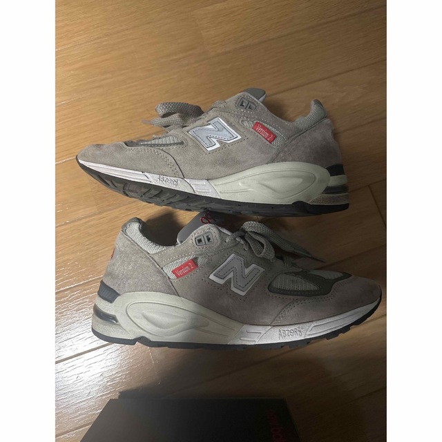 New Balance(ニューバランス)のNew Balance 990VS2 Gray 24.5cm メンズの靴/シューズ(スニーカー)の商品写真