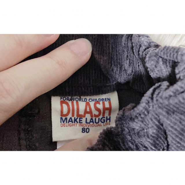 DILASH(ディラッシュ)のDILASH ディラッシュ コーデュロイ パンツ 秋冬 80cm キッズ/ベビー/マタニティのベビー服(~85cm)(パンツ)の商品写真