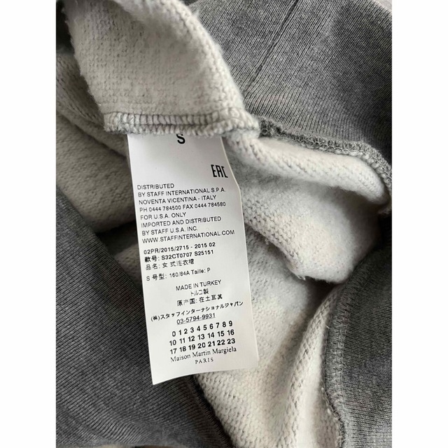 【新品】MM6 Maison Margiela メタリック ペイント スウェット