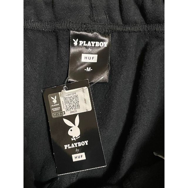 新品未使用 HUF PLAYBOY スウェットパンツ ハフ 裏起毛 プレイボーイ