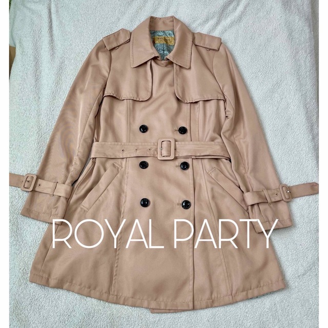 ROYAL PARTY(ロイヤルパーティー)の【訳あり】ROYAL PARTY トレンチコート　春コート　ロイパ レディースのジャケット/アウター(トレンチコート)の商品写真