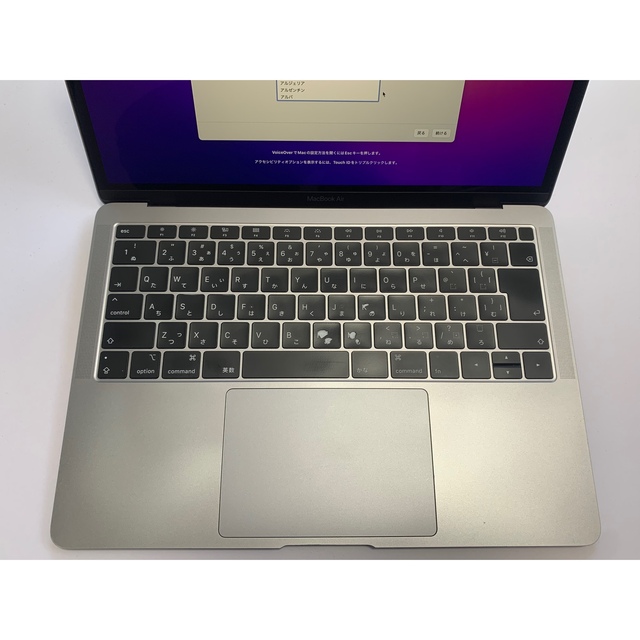 Mac (Apple)(マック)の【じぇくん様専用】MacBook air 2019年モデル　13インチ スマホ/家電/カメラのPC/タブレット(ノートPC)の商品写真