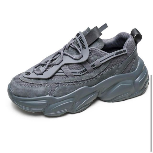 ハイテクスニーカー ダッドスニーカー 26cm ブラック ユニセックス 新品 メンズの靴/シューズ(スニーカー)の商品写真