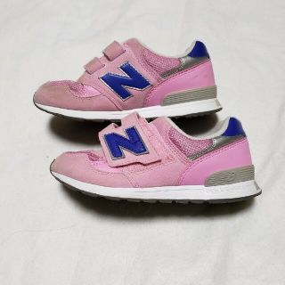 ニューバランス(New Balance)のnew balance 313　19cm　ピンク/パープル(スニーカー)