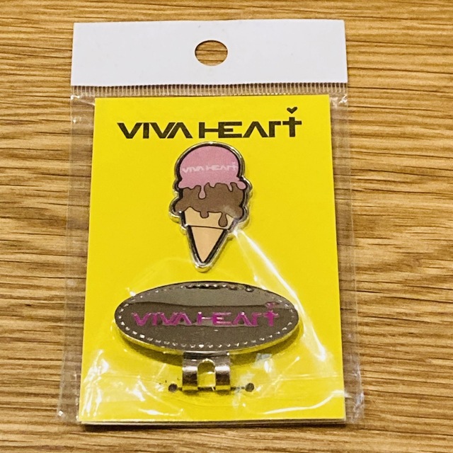 VIVA HEART(ビバハート)のレディース ゴルフ クリップ マーカー viva HEART アイス スポーツ/アウトドアのゴルフ(その他)の商品写真