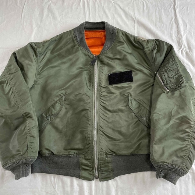 ALPHA INDUSTRIES - 3点セット70s L-2B 72年 usaf 米軍 実物 ma-1 XLの