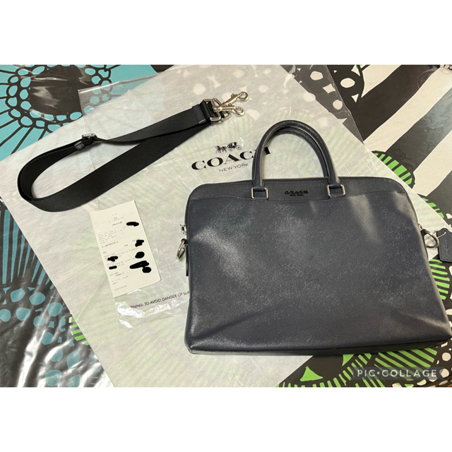 コーチ coach ビシネスバック トート 斜めがけ | フリマアプリ ラクマ