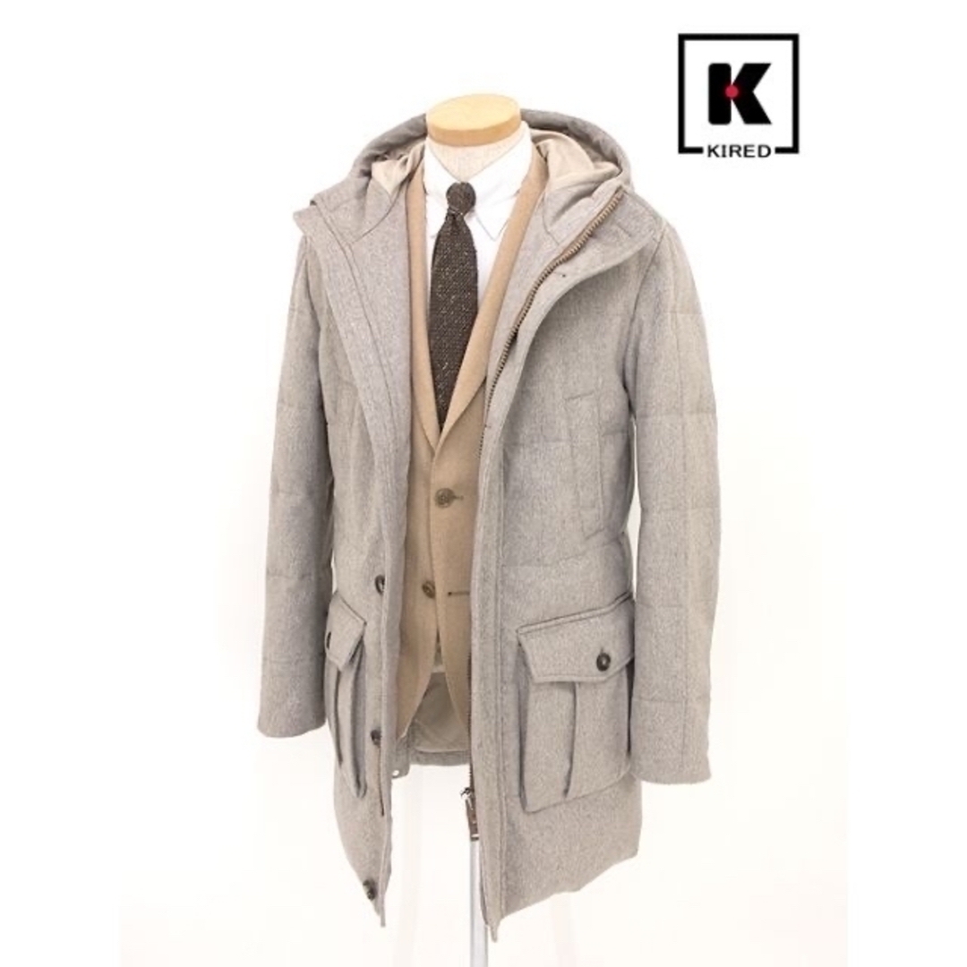KIRED カシミヤ100%ダウン グレージュ 未使用品 ハーフコート | フリマアプリ ラクマ KIRED カシミヤ100%ダウン グレージュ 未使用品 ハーフコート | フリマアプリ ラクマ