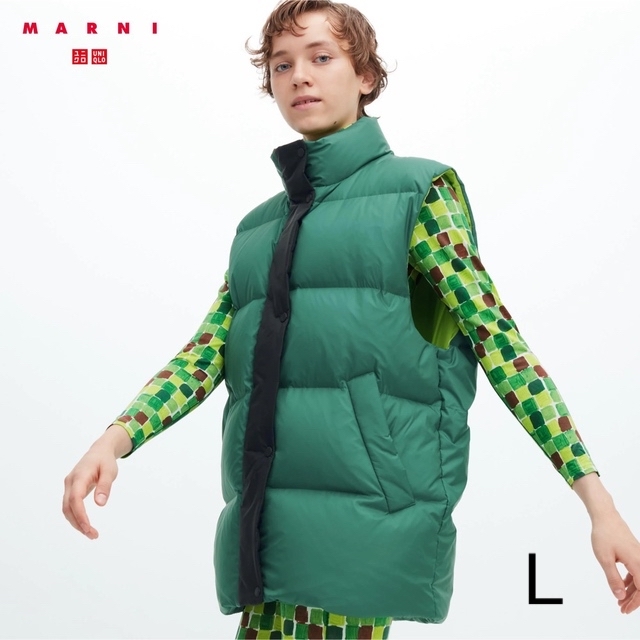 sale!新品タグ付☆UNIQLO ×MARUNIユニクロ&マルニ☆ダウンベスト