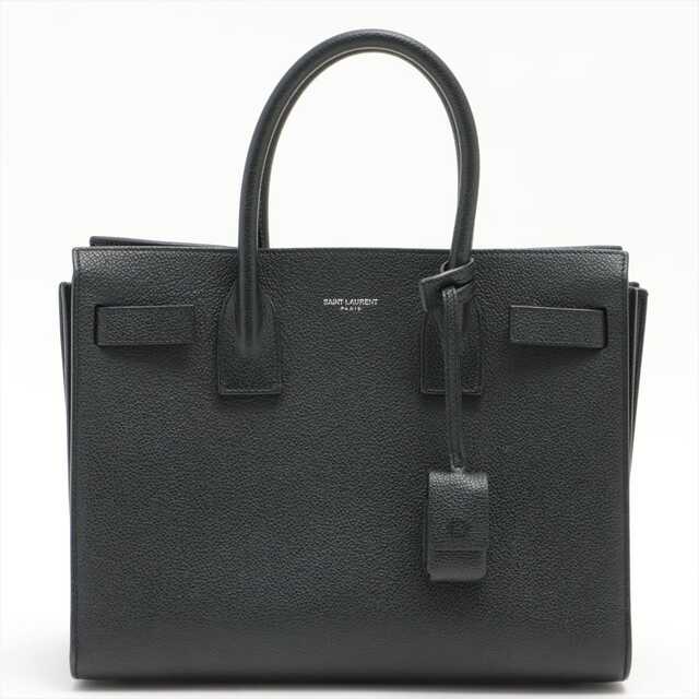 Saint Laurent - サンローランパリ  レザー  ブラック レディース ハンドバッグ
