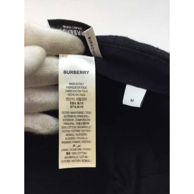 BURBERRY(バーバリー)のBurberry  ベースボールキャップ　M/57  ブラック メンズの帽子(キャップ)の商品写真