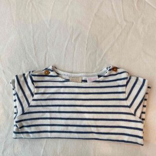 ザラキッズ(ZARA KIDS)のZara mini ボーダーカットソー　サイズ6-9m 74cm(シャツ/カットソー)