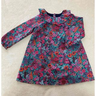 ジャカディ(Jacadi)のjacadi花柄ワンピース24m88cm(ワンピース)