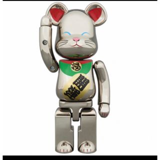 ベアブリック(BE@RBRICK)の超合金 BE@RBRICK 招き猫 銀メッキ弐(フィギュア)