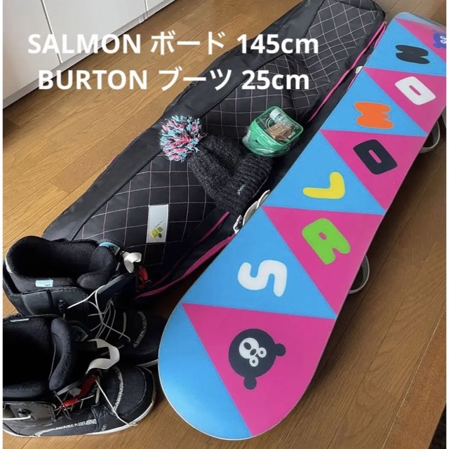SALMONスノーボード&BURTONブーツ セット 超人気の noxcapital.de