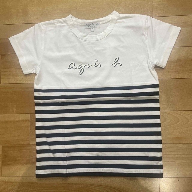 agnes b.(アニエスベー)のagnes b. ENFANT     半袖Ｔシャツ キッズ/ベビー/マタニティのキッズ服女の子用(90cm~)(Tシャツ/カットソー)の商品写真