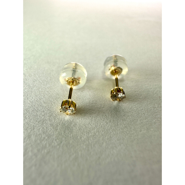 ❗️K18YG枠 0.07ct × 2 ダイヤモンド ピアス www.krzysztofbialy.com